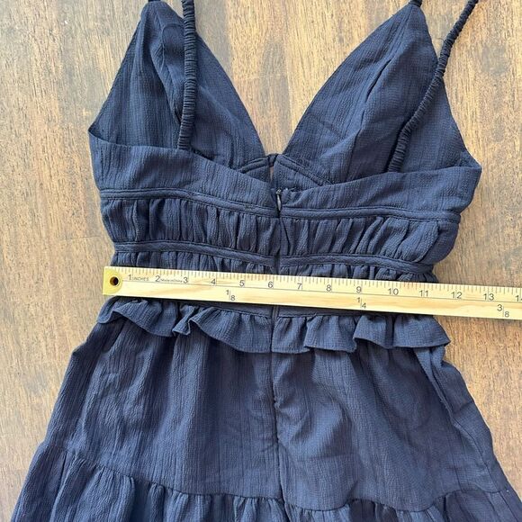 En Saison Navy Tiered Midi Dress - Picture 4 of 4